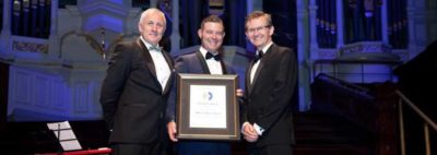 Rex receiving the CCF Presidents Award 2016